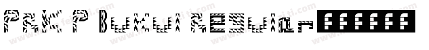 PRK P Bukul Regular字体转换
